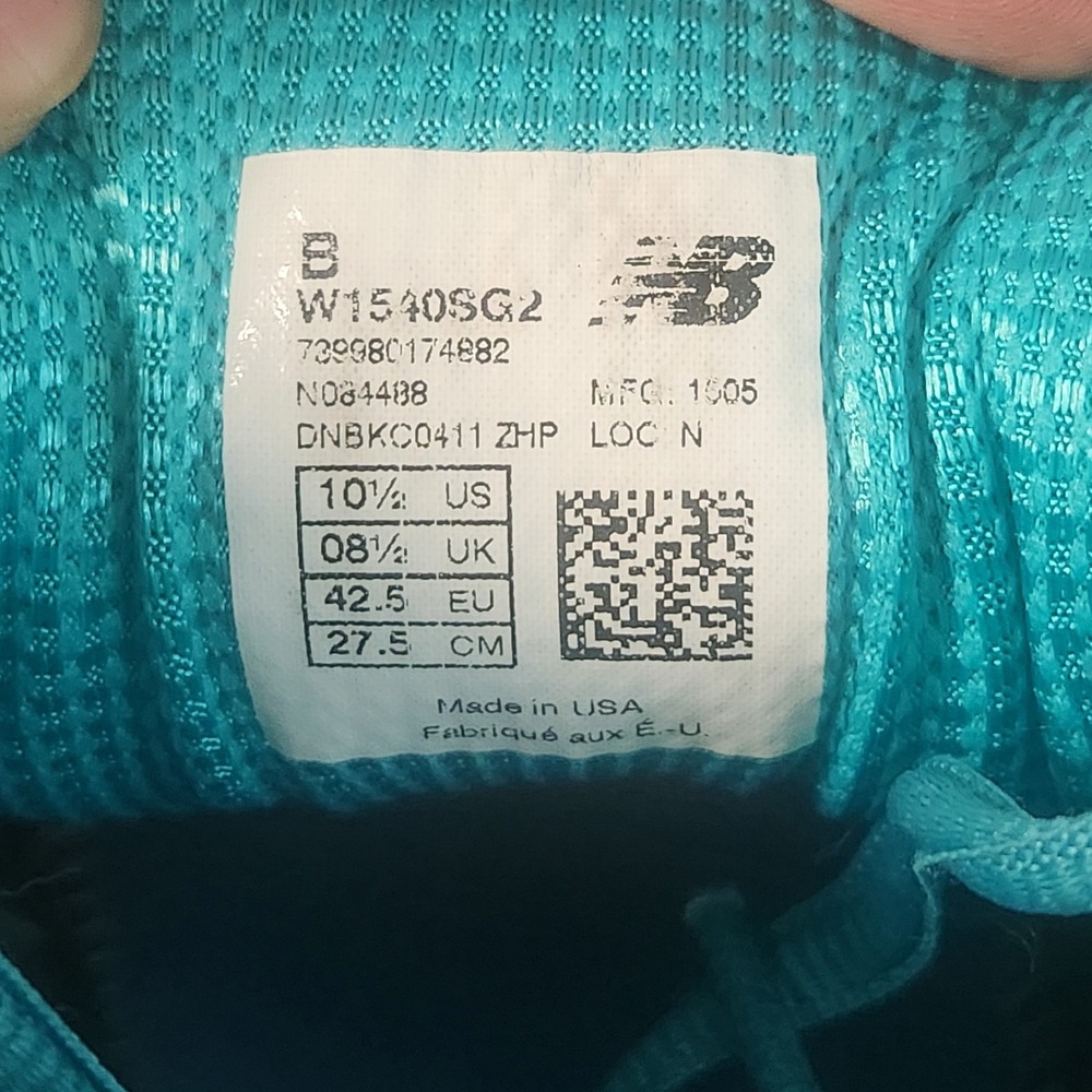 New Balance 1540v2 Athletic Running Shoes Sneakers Women's Size 10.5 Made In USA - Picture 8 of 10